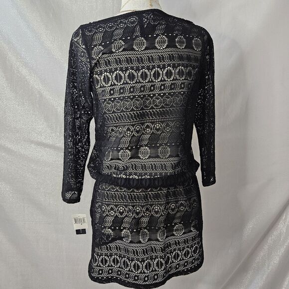 NWT RALPH LAUREN Beach Cover Up Sz Small Sheer Dress - Picture 2 of 5